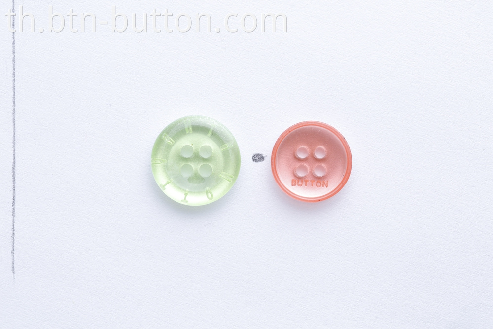 Smooth And Transparent Resin Buttons